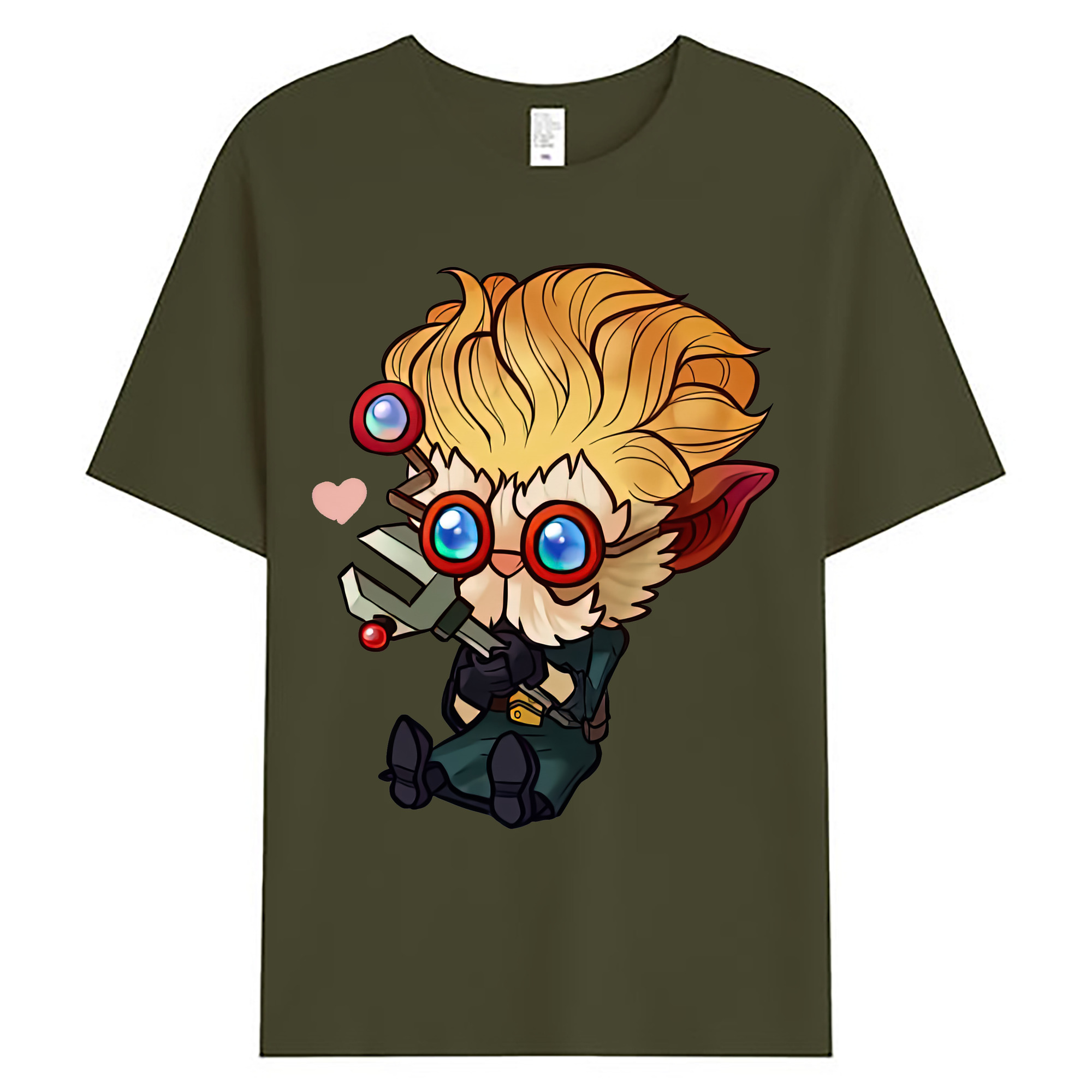 （画像用） リーグ・オブ・レジェンド League of Legends LOL 綿100％ メンズ半袖Tシャツ｜肌触りやわらか＆通気性